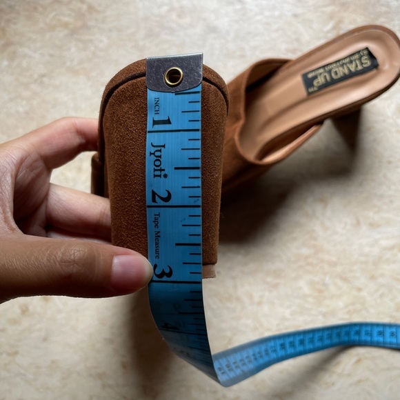 Tan Suede Mules - Picture 5 of 16